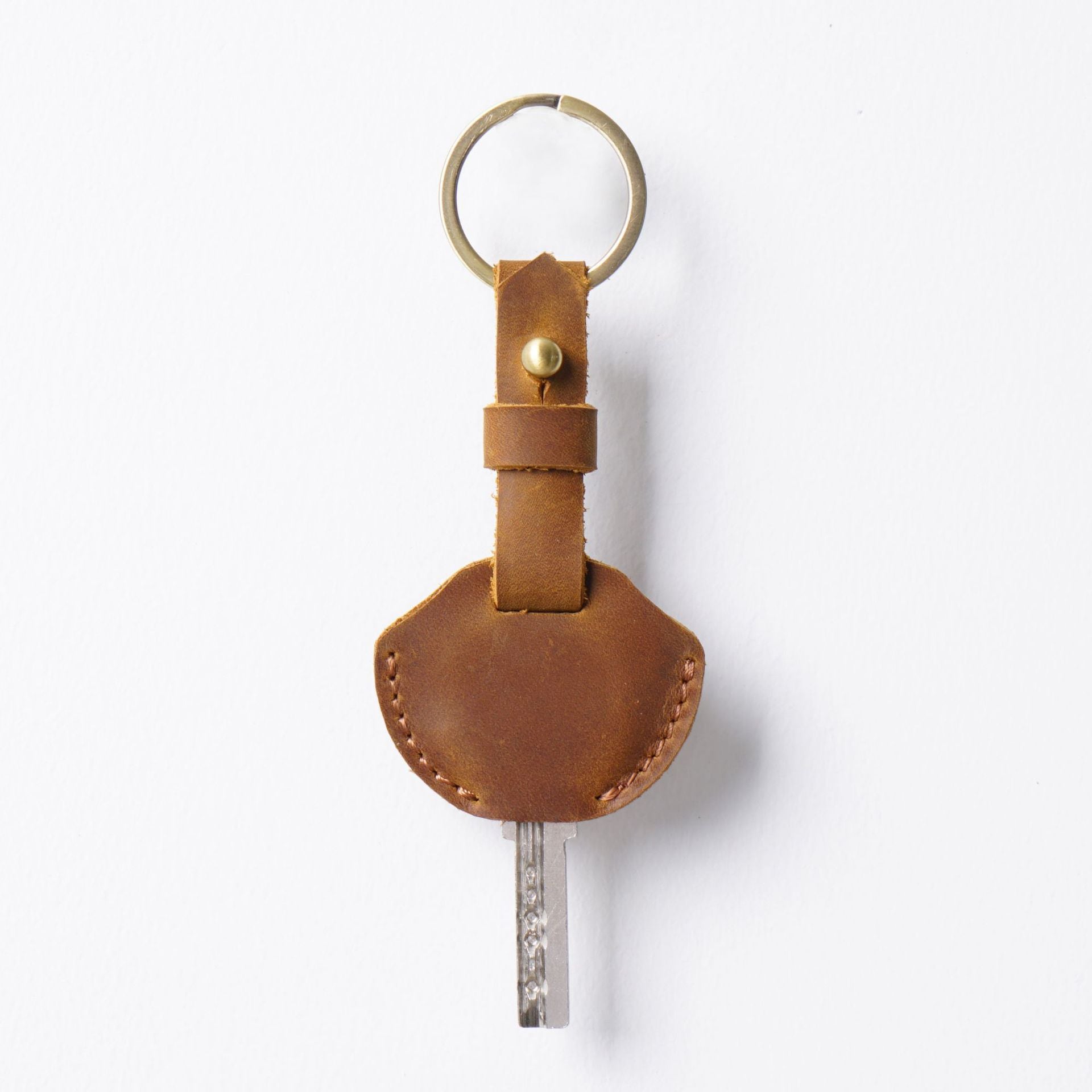 Wholesale Handmade Vintage Cowhide Leather Keychain